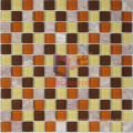 Red Stone Mix Glass Mosaic Tile (CS123)